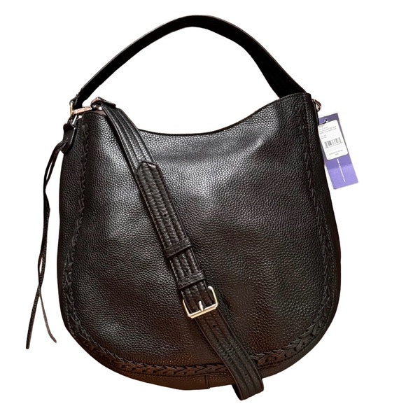 Rebecca Minkoff Handbags - Rebecca Minkoff NWT - Black Leather Hobo with Whipstitch